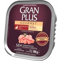 PATÊ GRAN PLUS GOURMET, GATO FILHOTE - FRANGO (100g)