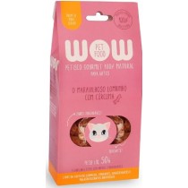 WOW PETISCO NATURAL PARA GATOS LOMBINHO COM CURCUMA 50G