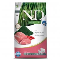 ND SPIRULINA, CÃES ADULTO, MEDIUM MAXI - SUÍNO (10KG)