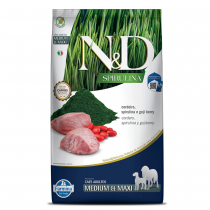ND SPIRULINA, CÃES ADULTOS, MEDIUM MAXI - CORDEIRO (10KG)