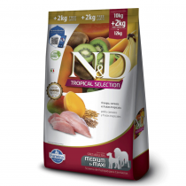 ND TROPICAL SELECTION, CÃES ADULTOS, MEDIUM MAXI - FRANGO (10KG)