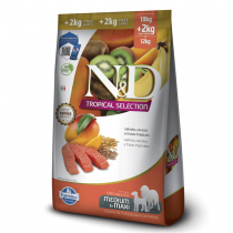 ND TROPICAL SELECTION, CÃES ADULTOS, MEDIUM MAXI - SALMÃO (10KG)