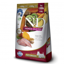 ND TROPICAL SELECTION, CÃES ADULTOS MINI - FRANGO (2,5KG)