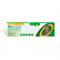 NEXGARD COMBO GATOS 2,5KG A 7,5KG - 1 PIPETA