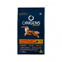 ORIGENS ENERGY, CÃES ADULTOS - FRANGO (15KG)