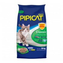 AREIA PARA GATO PIPICAT GR SAN CLASSI 20KG