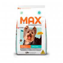 MAX CÃES, RAÇA PEQUENA, ADULTO - CARNE E ARROZ (10,1KG)