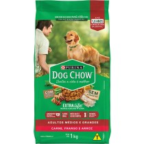 DOG CHOW ASPS ADT EXTLIFE MED GDE 1 KG