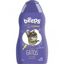 SHAMPOO PET SOCIETY BEEPS ESTOPINHA GATOS 500 ML EXTRATO DE AVEIA