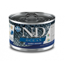 PATÊ ND OCEAN WET, CÃES ADULTOS - SALMÃO E BACALHAU (140G)