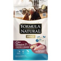 FÓRMULA NATURAL PRÓ, CÃO SÊNIOR RAÇA MÉDIA/GRANDE - FRANGO E BATATA DOCE (15KG)