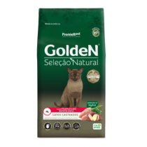GOLDEN SELEÇÃO NATURAL GATOS CASTRADO BATATA DOCE 3KG